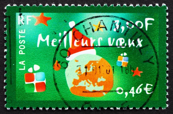 Postage stamp France 2000 Holiday Greetings, Greeting Card