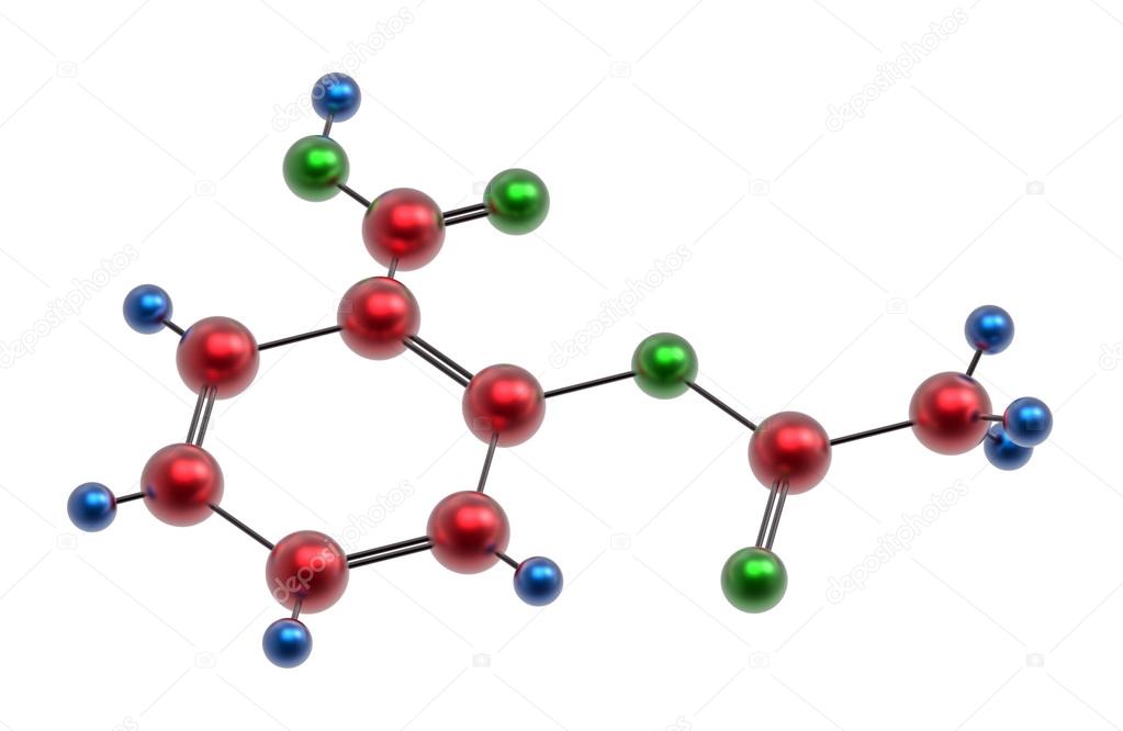 Molecule of aspirin — Stock Photo © Boris15 36789509