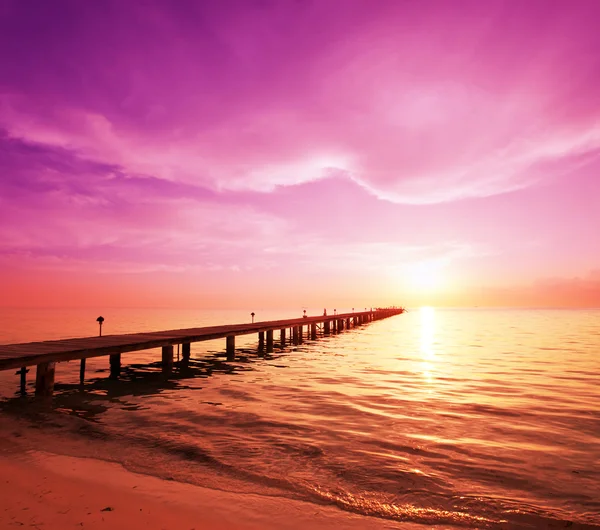 Boardwalk on beach