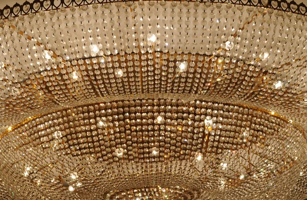 The golden color ceiling lamp