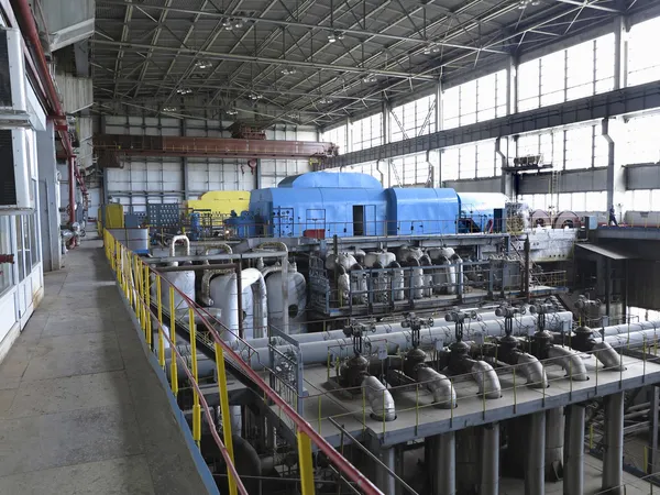 Power generator and steam turbine during repair