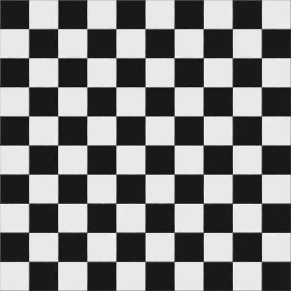 Black and white checkered floor