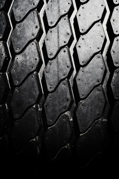Car tire texture close up