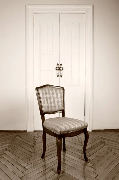 Vintage chair in the room