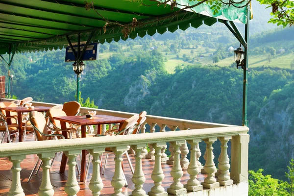 Balcony of  cafe