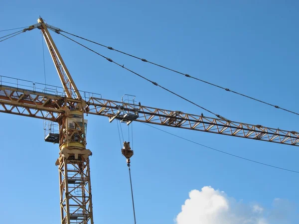 Crane working in the construction business
