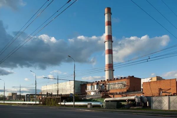 Thermal power station in the city