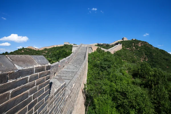 Great Wall of China at Sunny Day