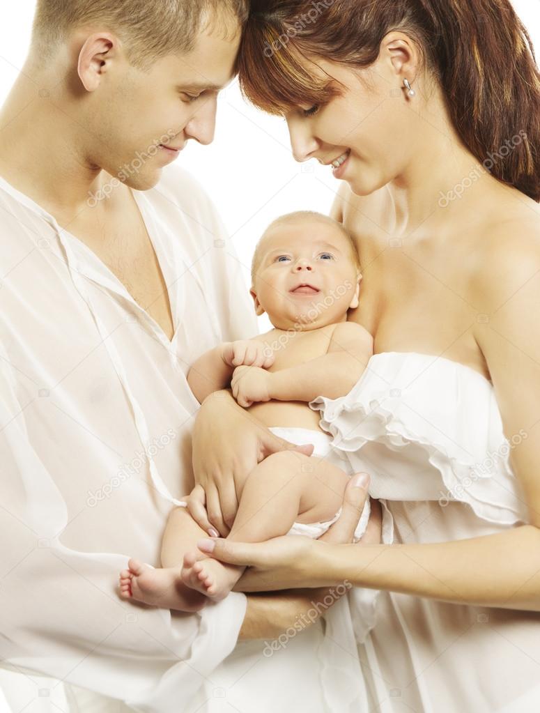 Фото родителей с новорожденными