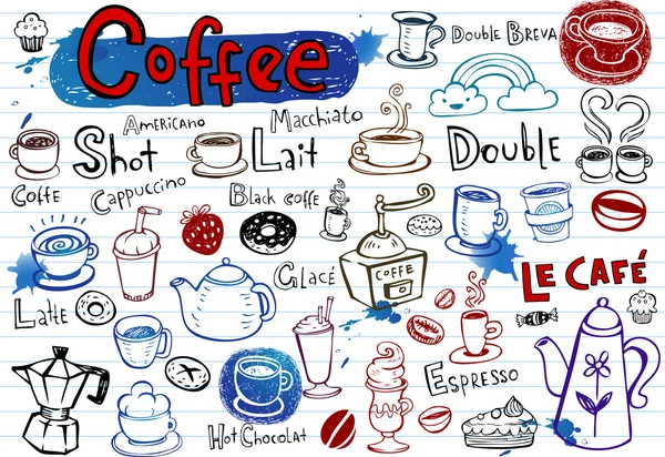 Coffee doodles,