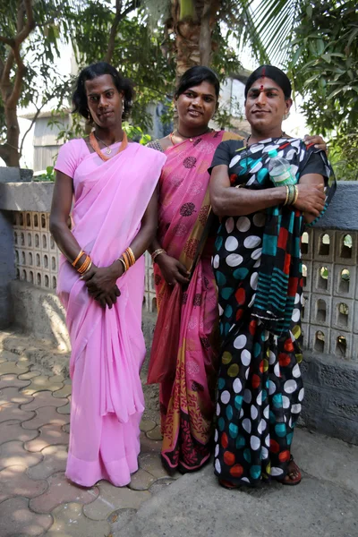MUMBAI, INDIA - MARCH 2013: traditional clothing indian gays