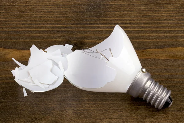 Broken light bulb