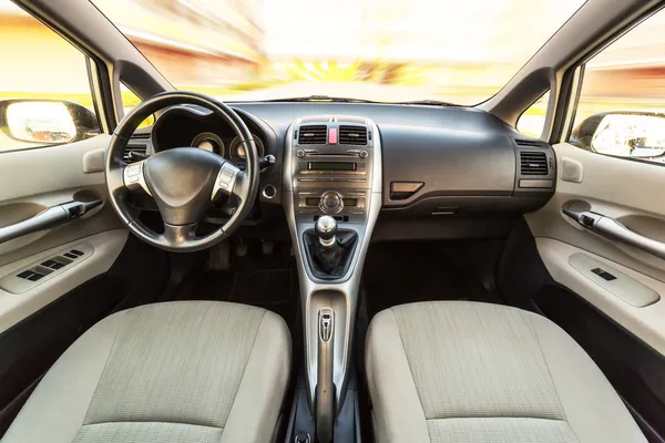 Modern car interior