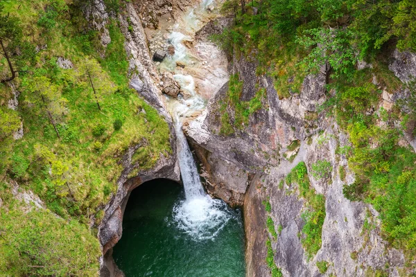 Waterfalls at the Neuschwanstein castle