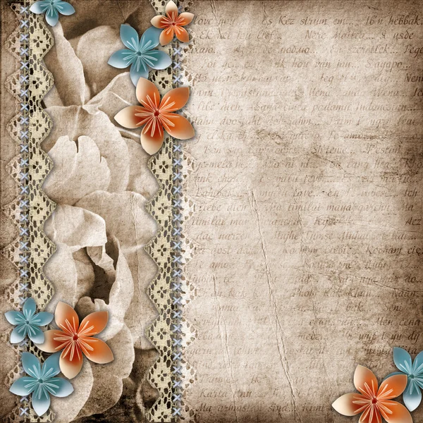 Beautiful wedding background with horizontal roses banner and l