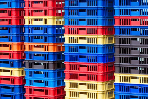 Plastic Containers Piles