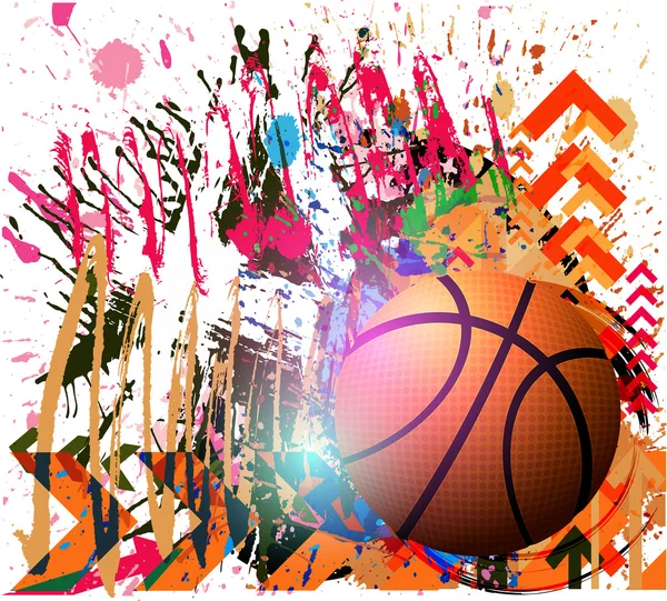 Background of basketball sport