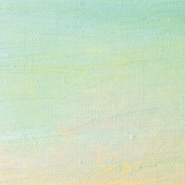 Oil paint background, bright ultramarine blue, yellow, pink, turquoise, large brush strokes painting detailed textured pastel colors macro closeup, horizontal texture pattern old aged scratched canvas
