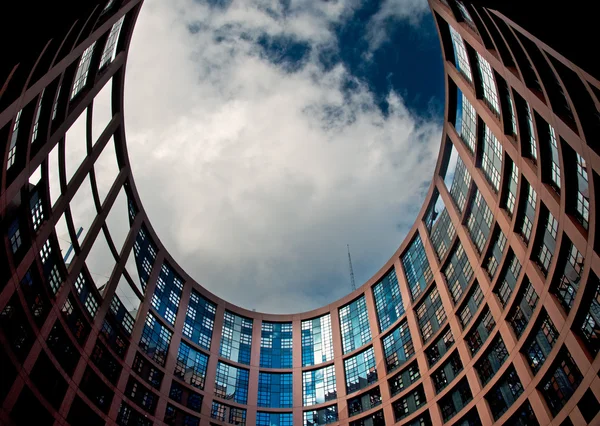 Exterior of the European Parliament