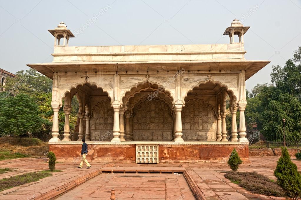 India, Delhi, Old Delhi, Red Fort, Diwan-i-Khas- Hall of 