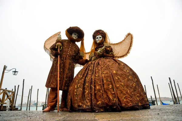 Two beautiful Carnival Masks, Venice.