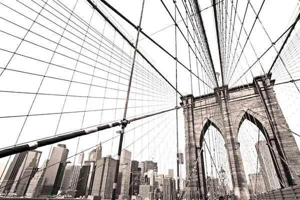 Manhattan bridge, New York City. USA.