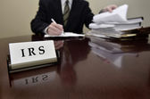 IRS Tax Auditor — Stock Photo