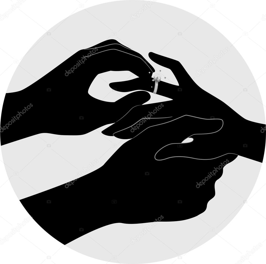 Engagement Ring Silhouette