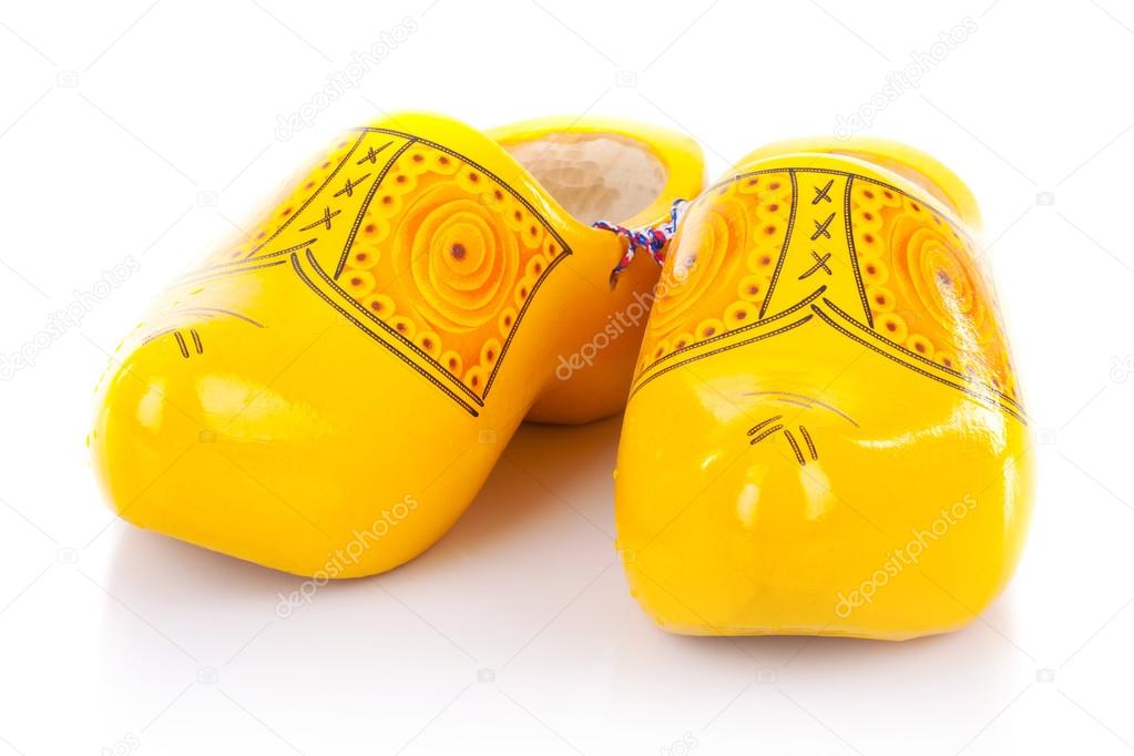 Traditional netherlands yellow shoes — Stock Photo © feedough 12747019