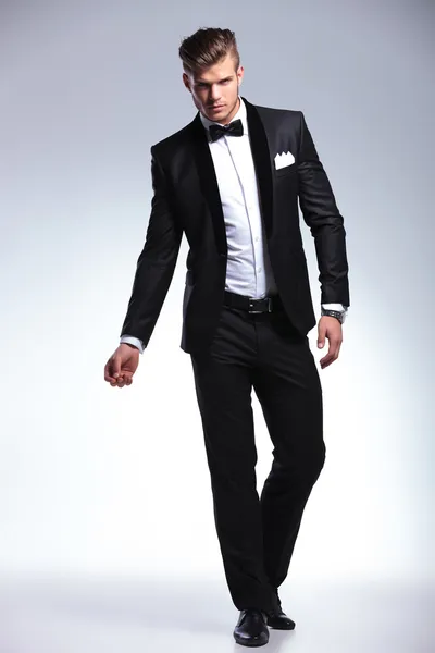 Business man in fashion tuxedo