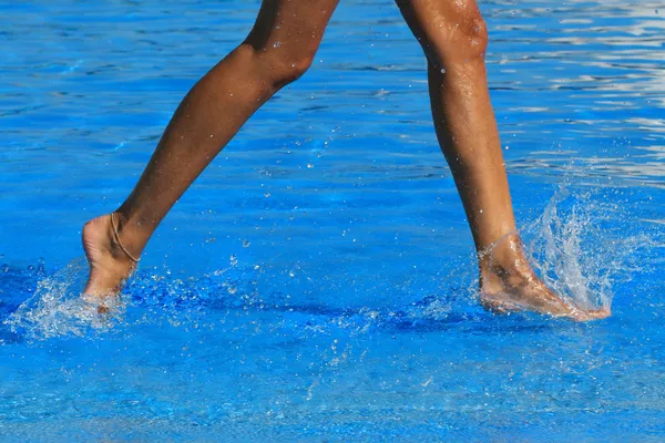 Nice legs in water