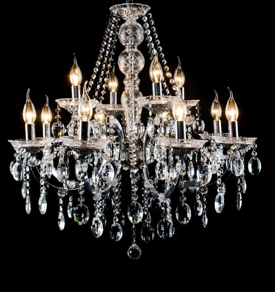 Contemporary glass chandelier