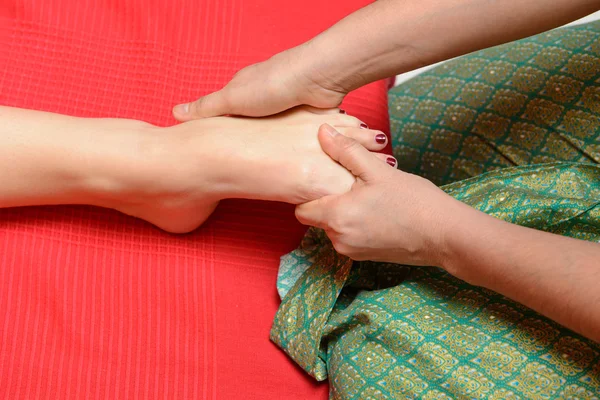 Traditional thai foot massage