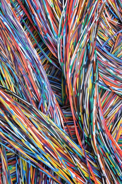 Colored cables in the global networks