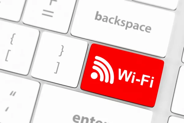 Wifi concepts, message on enter key
