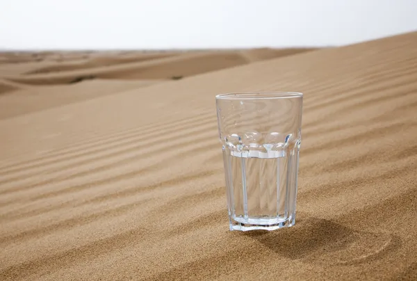 Glass of water half empty