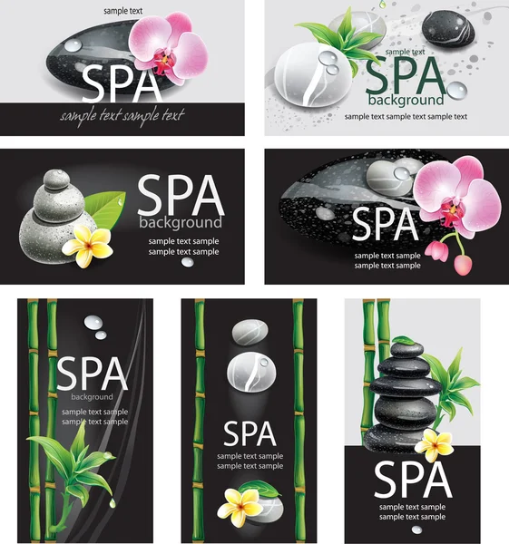Set of cards for SPA salon