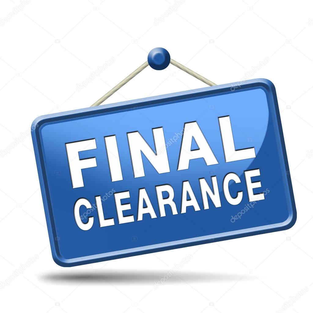 Final clearance — Stock Photo © kikkerdirk 33776891