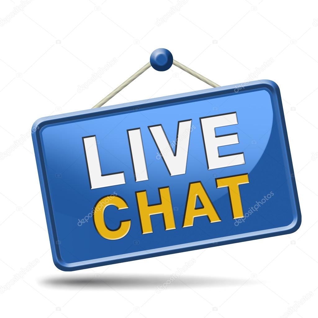 Live chat icon - Stock Photo © kikkerdirk #34373131