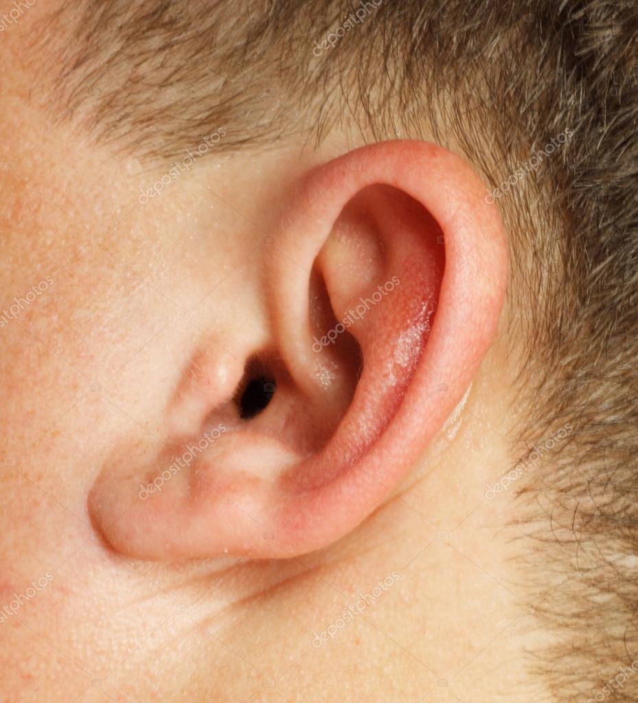 Closeup of a human ear — Stock Photo © schankz #12691700