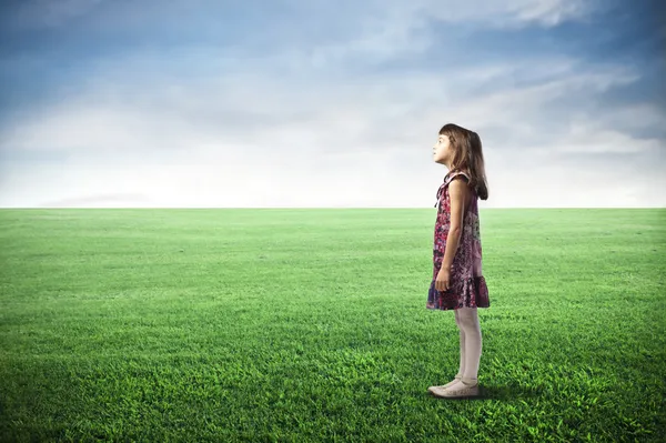 Child in a Large Grace Field