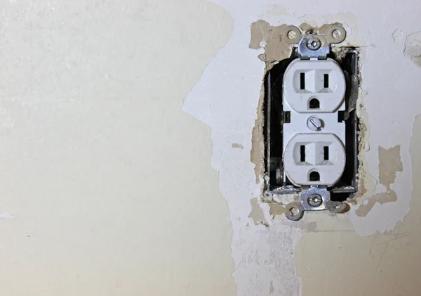 Exposed Electrical Outlet
