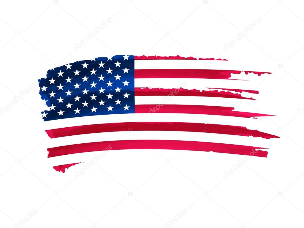 USA flag drawing — Stock Photo #21807511