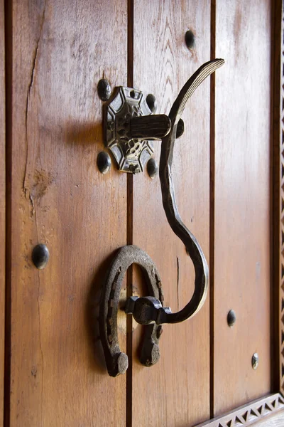Vintage metal doorbell in Old Bulgaria building entrance