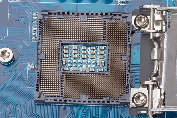 Part of the motherboard connector for the CPU