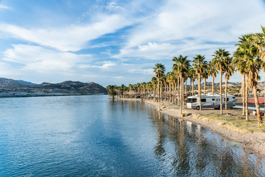 RV Camping at Laughlin, Nevada — Stock Photo © woodkern 22243179