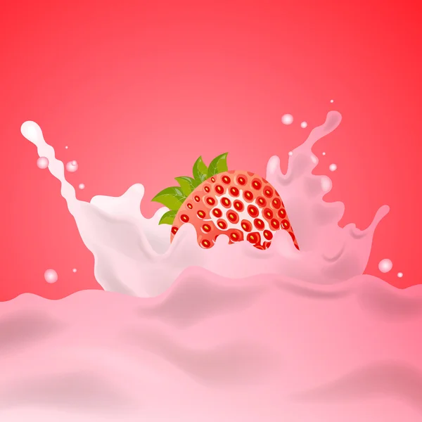 Strawberry Milk Splash