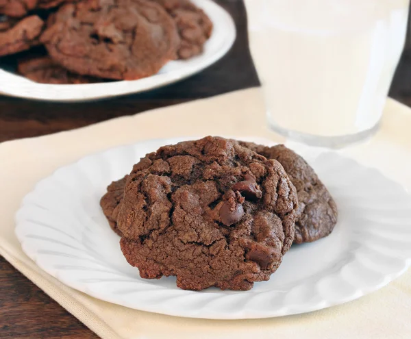 Chocolate Chocolate Chip Cookies