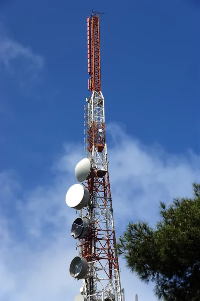 Modern communication tower (transmitter)
