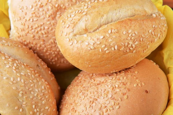 Buns with sesame
